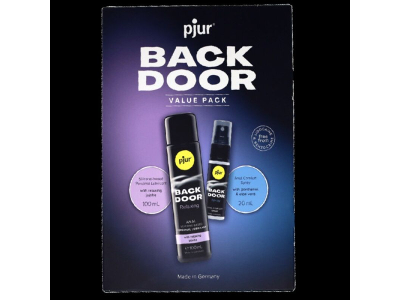 PJUR - BACK DOOR SET OF ANAL LUBRICANT AND SPRAY