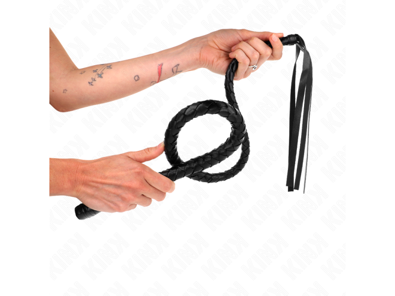 KINK - LONG WHIP WITH BEADS 110 CM