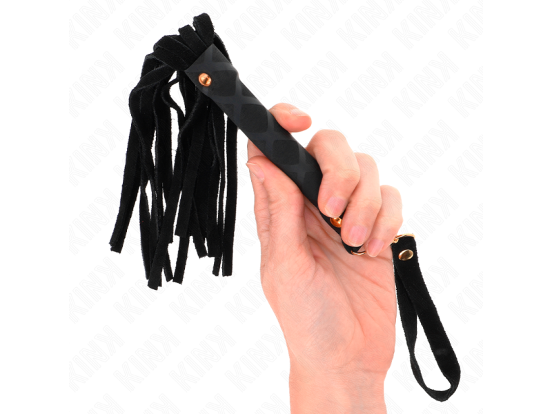 KINK - BLACK SUEDE MINI WHIP 30 CM