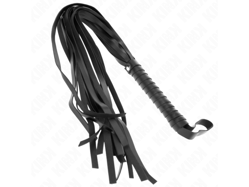 KINK - NEGRO SHORT HANDLE LONG TAIL WHIP 70 CM