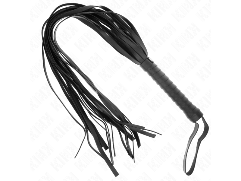 KINK - NEGRO SHORT HANDLE LONG TAIL WHIP 70 CM