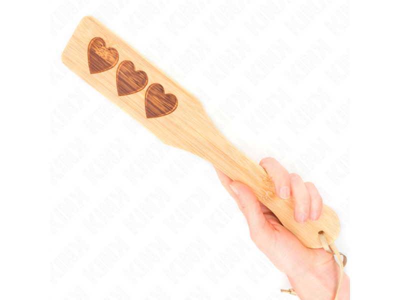 KINK - BAMBOO PALLET HEART DESIGN 32 X 5.5 CM