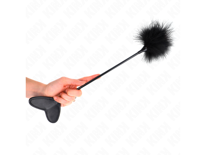 KINK - TICKLE FEATHERS WITH HEART PADDLE 31 CM