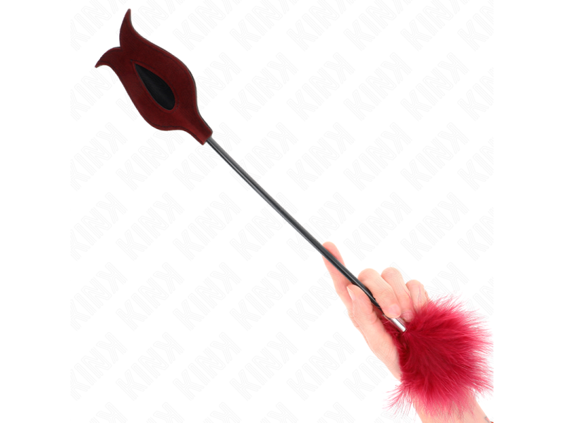 KINK - TICKLE FEATHERS WITH ROSE-SHAPED PADDLE 8 CM