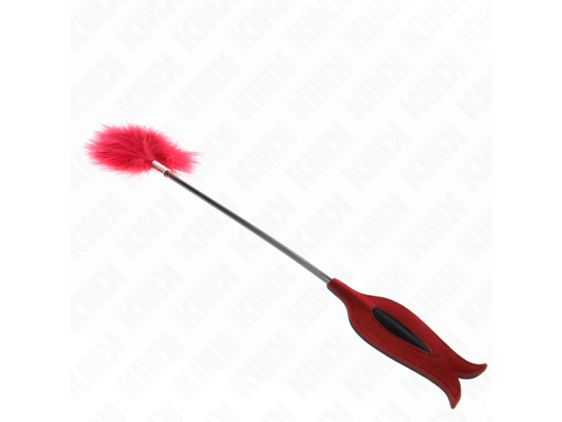KINK - TICKLE FEATHERS WITH ROSE-SHAPED PADDLE 8 CM