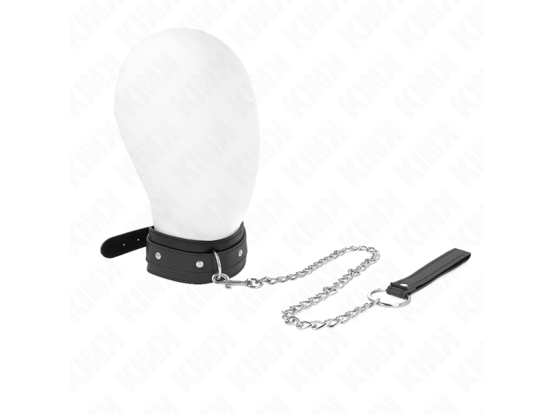 KINK - NECKLACE WITH LEASH 65 CM 1 RING ADJUSTABLE 38-49 CM X 5 CM