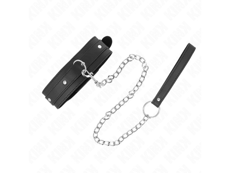 KINK - NECKLACE WITH LEASH 65 CM 1 RING ADJUSTABLE 38-49 CM X 5 CM