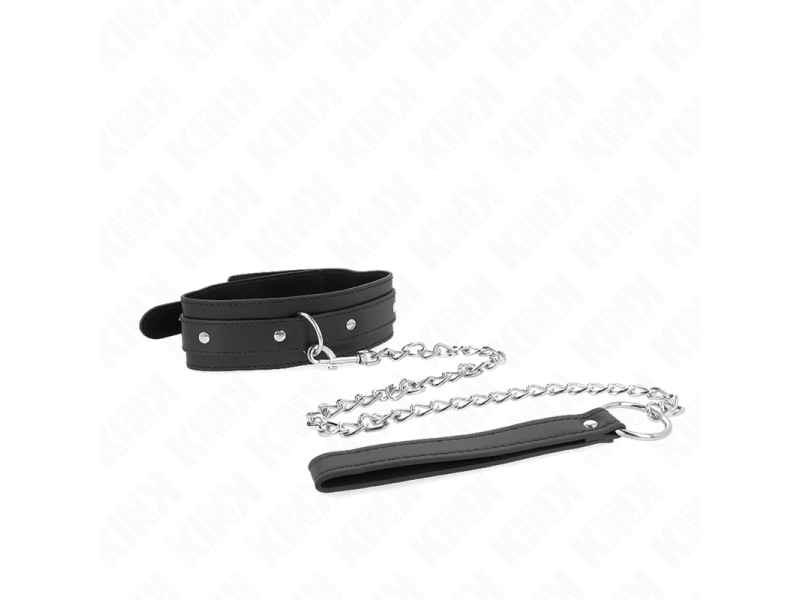 KINK - NECKLACE WITH LEASH 65 CM 1 RING ADJUSTABLE 38-49 CM X 5 CM