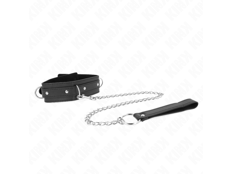 KINK - NECKLACE WITH LEASH 65 CM 3 RING MODEL 1 ADJUSTABLE 38-49 CM X 5 CM