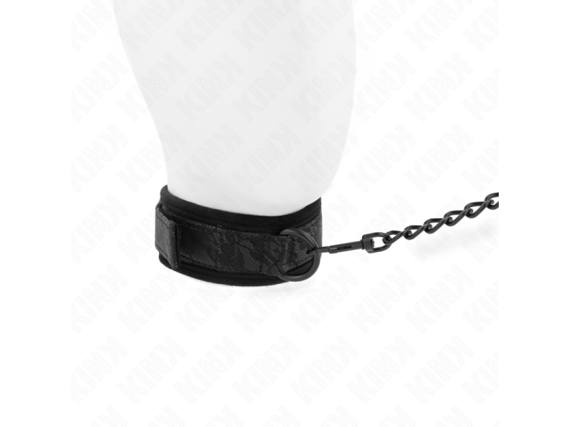 KINK - BASIC MODEL COLLAR WITH LEASH 77 CM MODEL 5 AJUSTABLE 34-54 CM X 5 CM