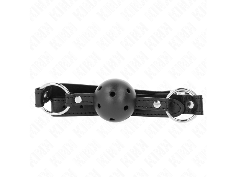 KINK - HOLLOW HARD BLACK BALL 4.5 CM GAG MODEL 1 63.5 X 2 CM