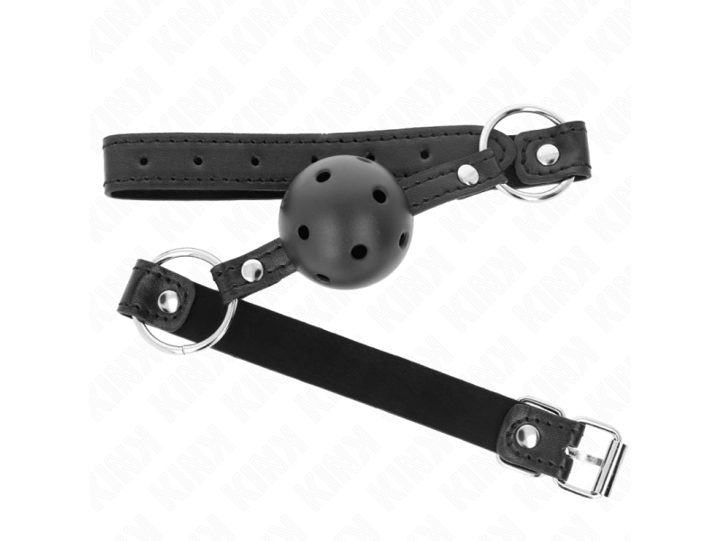 KINK - HOLLOW HARD BLACK BALL 4.5 CM GAG MODEL 1 63.5 X 2 CM