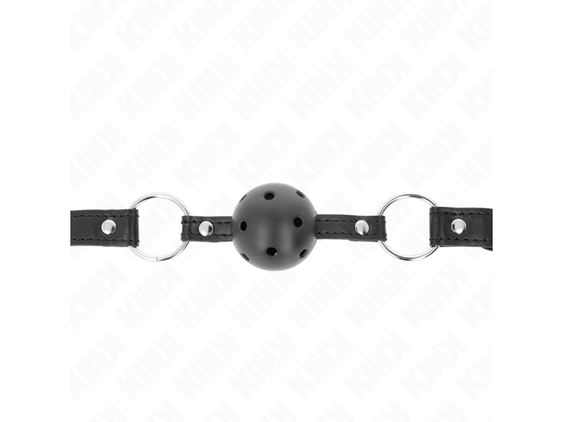 KINK - HOLLOW HARD BLACK BALL 4.5 CM GAG MODEL 1 63.5 X 2 CM