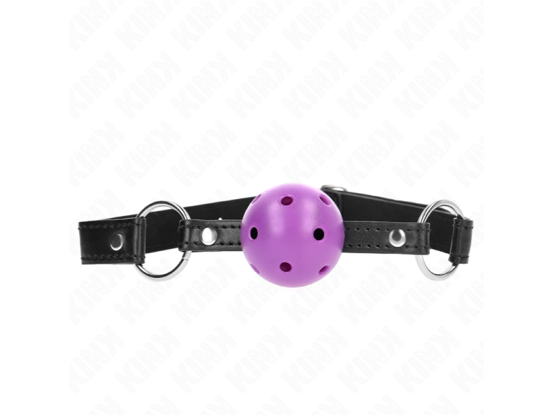 KINK - HOLLOW HARD PURPLE BALL 4.5 CM GAG 63.5 X 2 CM