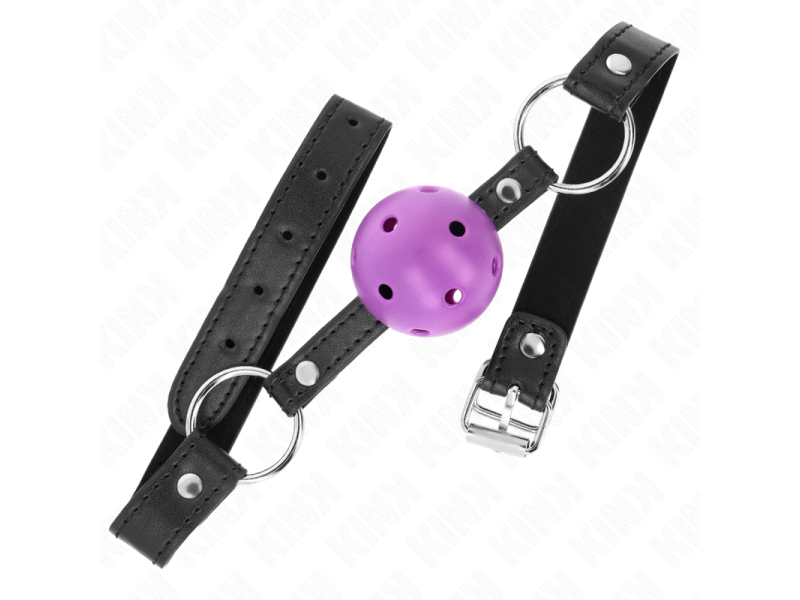 KINK - HOLLOW HARD PURPLE BALL 4.5 CM GAG 63.5 X 2 CM