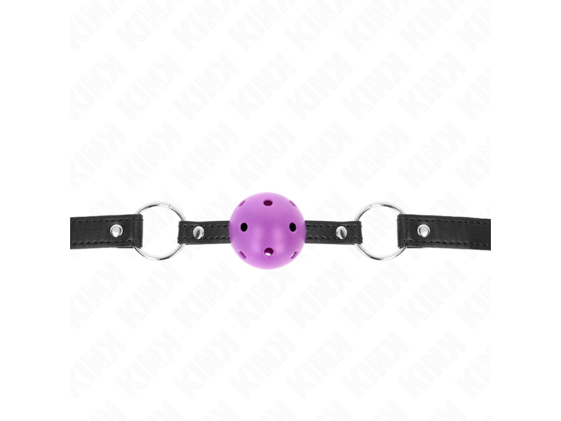 KINK - HOLLOW HARD PURPLE BALL 4.5 CM GAG 63.5 X 2 CM