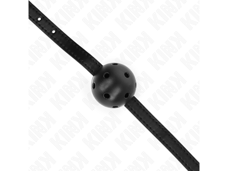 KINK - SIMPLICITY BLACK BREATHABLE BALL 4.5 CM GAG 62 x 1.5 CM