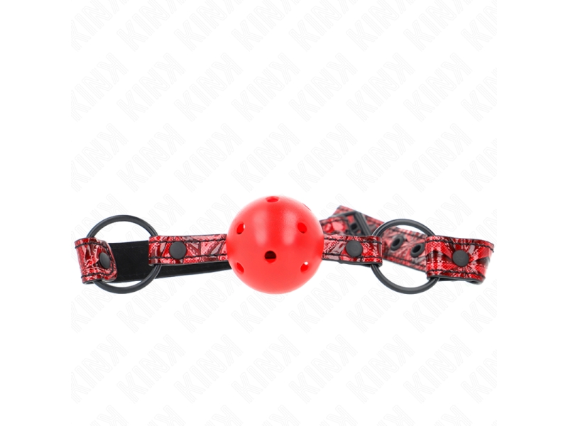 KINK - DIAMOND PATTERN BALL 4.5 CM GAG MODEL 1 64.5 CM ADJUSTABLE 42-60 CM