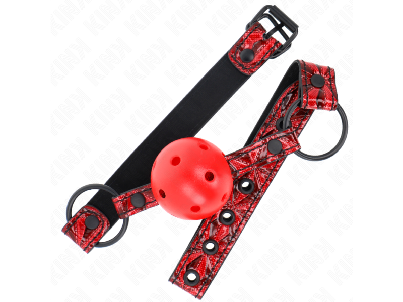 KINK - DIAMOND PATTERN BALL 4.5 CM GAG MODEL 1 64.5 CM ADJUSTABLE 42-60 CM