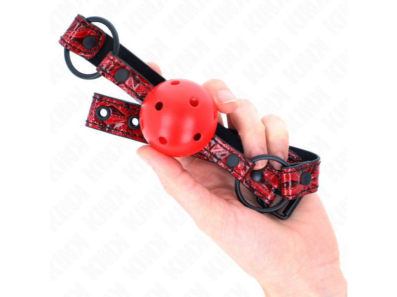 KINK - DIAMOND PATTERN BALL 4.5 CM GAG MODEL 1 64.5 CM ADJUSTABLE 42-60 CM