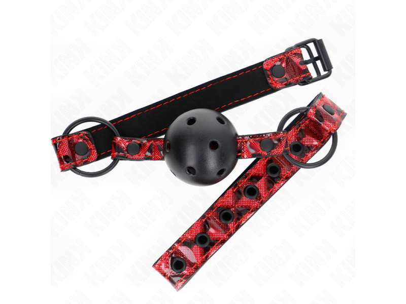 KINK - DIAMOND PATTERN BALL 4.5 CM GAG MODEL 2 64.5 CM ADJUSTABLE 42-60 CM