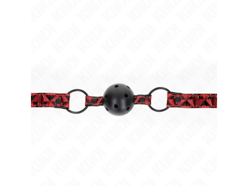 KINK - DIAMOND PATTERN BALL 4.5 CM GAG MODEL 2 64.5 CM ADJUSTABLE 42-60 CM