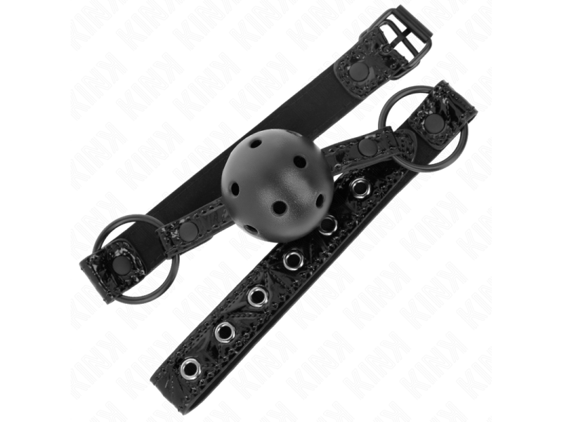 KINK - DIAMOND PATTERN BALL 4.5 CM GAG MODEL 3 64.5 CM ADJUSTABLE 42-60 CM