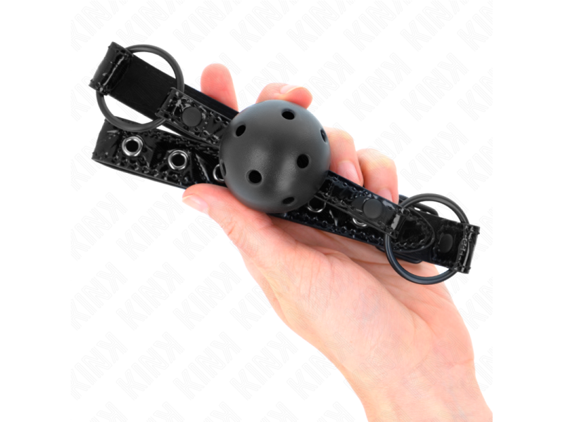 KINK - DIAMOND PATTERN BALL 4.5 CM GAG MODEL 3 64.5 CM ADJUSTABLE 42-60 CM