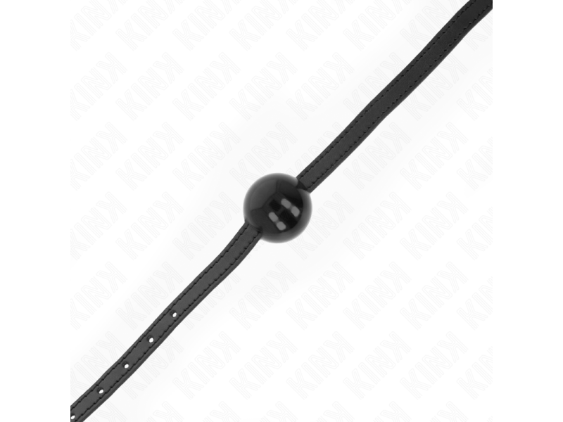 KINK - BLACK SINGLE SOLID BALL 4 CM GAG 65 x 1.5 CM