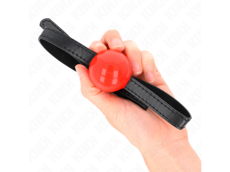 KINK - RED SINGLE SOLID BALL 4 CM GAG 65 x 1.5 CM