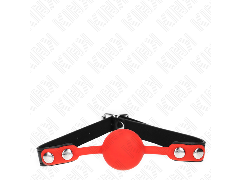 KINK - RED SILICONE BALL 4 CM GAG 60 x 2 CM