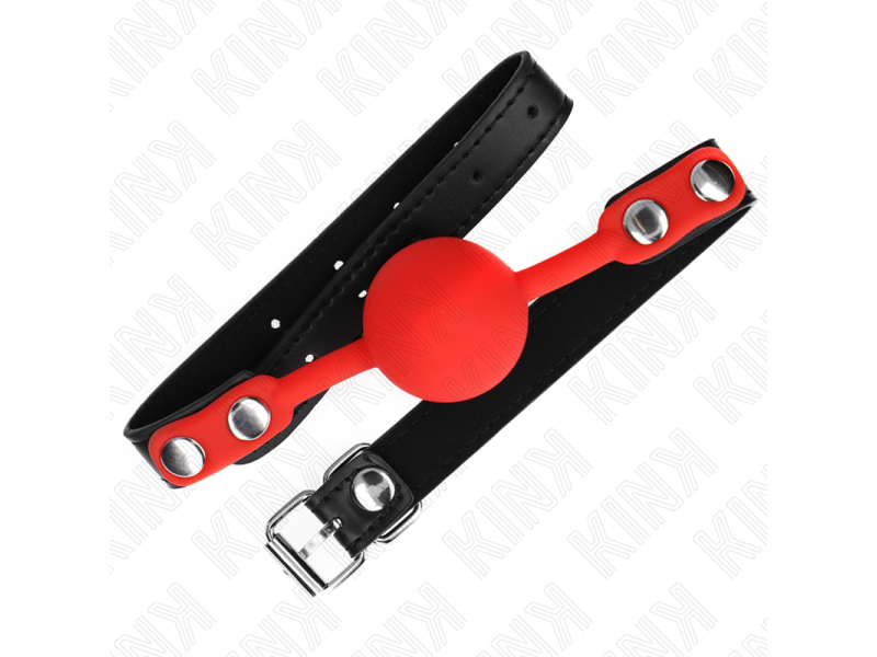 KINK - RED SILICONE BALL 4 CM GAG 60 x 2 CM