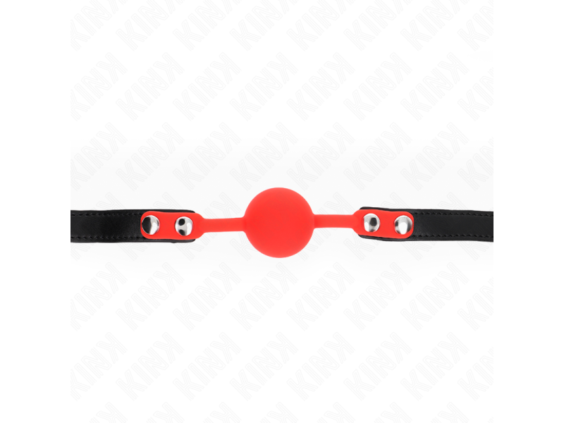 KINK - SILICONE BALL 4 CM GAG WITH LOCK 60 x 2 CM