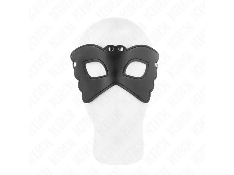 KINK - BUTTERFLY SHAPED LEATHERETTE MASK 20 x 9 CM