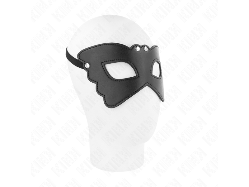 KINK - BUTTERFLY SHAPED LEATHERETTE MASK 20 x 9 CM