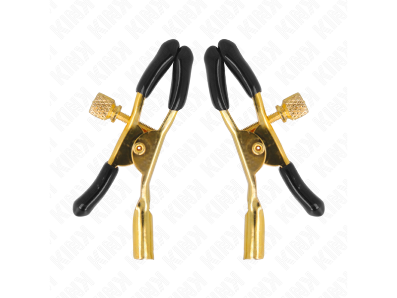 KINK - GOLD NIPPLE CLAMPS 6 CM