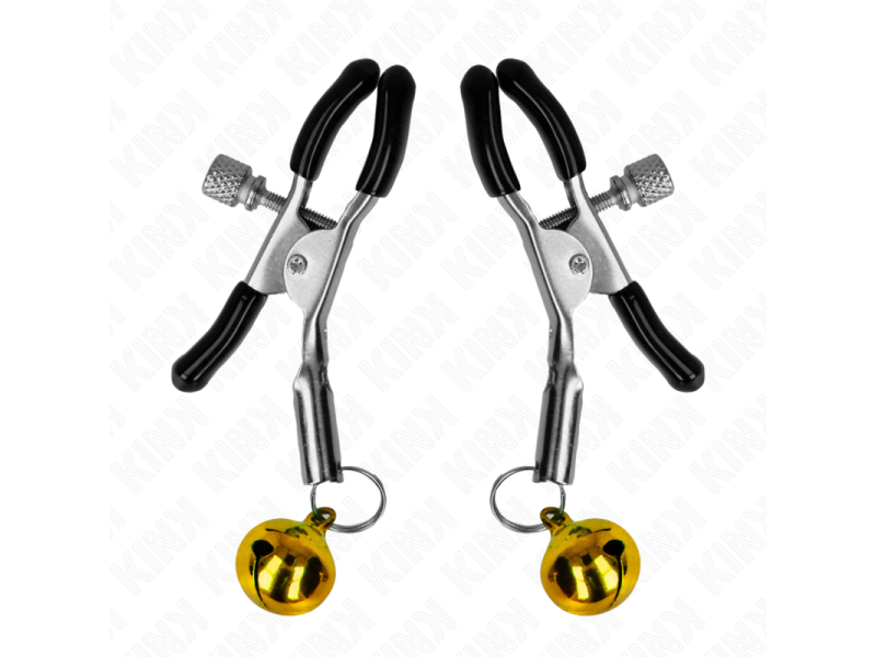 KINK - GOLD SINGLE BELL NIPPLE CLAMP 6 CM