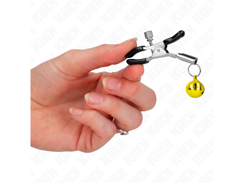 KINK - GOLD SINGLE BELL NIPPLE CLAMP 6 CM