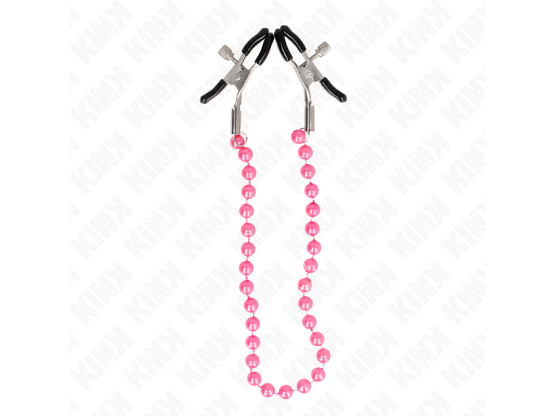 KINK - BEAD CHAIN NIPPLE CLAMPS PURPLE 30 CM