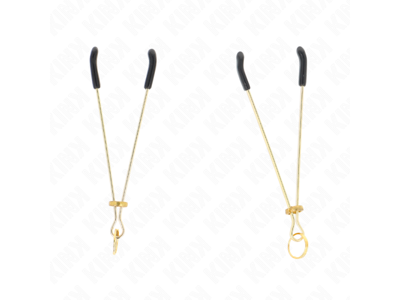 KINK - THIN NIPPLE CLAMPS GOLD 7 CM