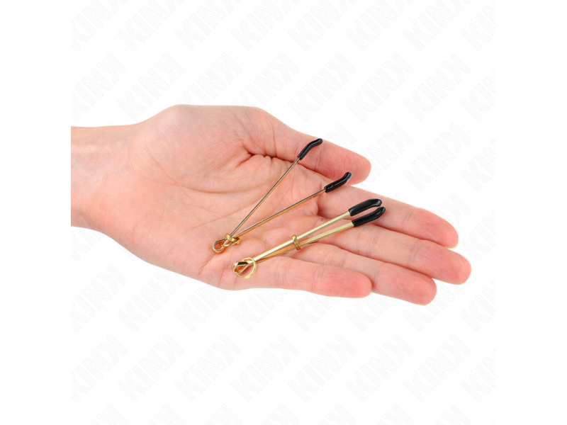 KINK - THIN NIPPLE CLAMPS GOLD 7 CM