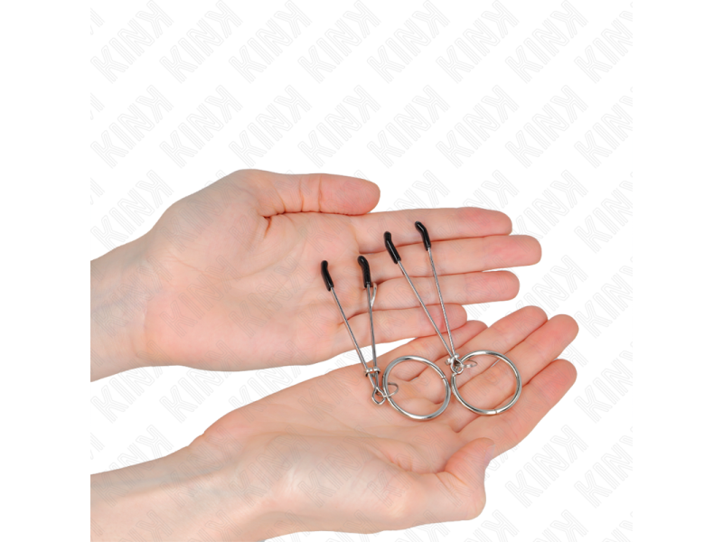 KINK - THIN NIPPLE CLAMPS WITH O-RING 7 CM