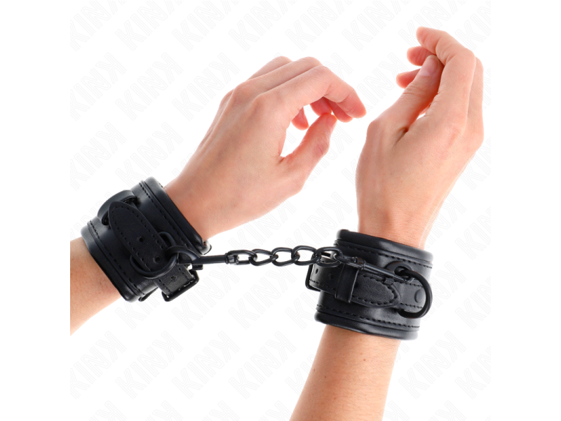KINK - WRIST RESTRAINTS BLACK ADJUSTABLE 20-30 CM X 6 CM