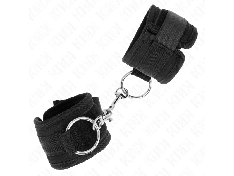 KINK - WRIST RESTRAINTS BLACK ADJUSTABLE 18-35 CM X 6 CM