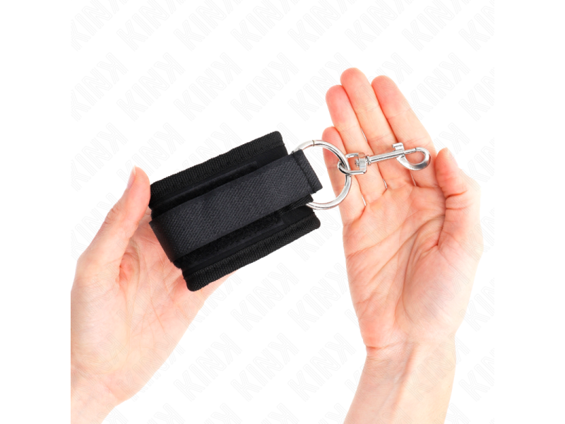 KINK - WRIST RESTRAINTS BLACK ADJUSTABLE 18-35 CM X 6 CM