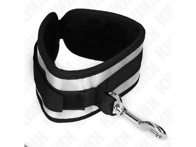 KINK - NEOPRENE WRIST CUFFS GREY 23 X 5 CM