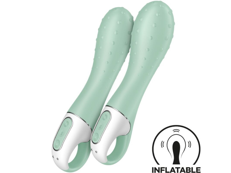 SATISFYER - AIR PUMP VIBRATOR 3 INFLATABLE G POINT MINT