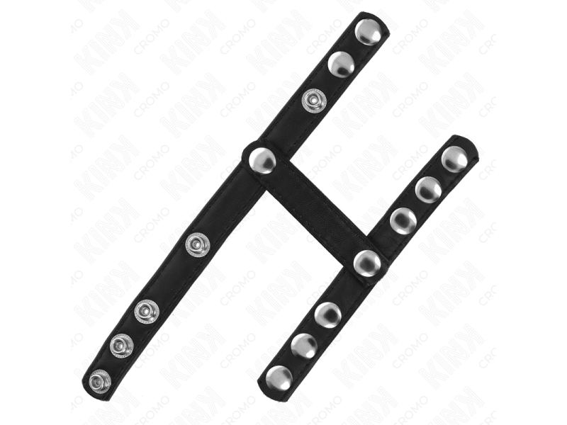 KINK - PENIS RING WITH 3 ADJUSTABLE BALL SPLITTER STRAPS