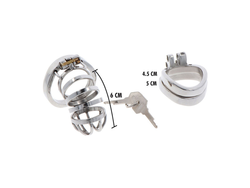 HIDDEN DESIRE - EXTREME CHASTITY COCK CAGE METAL