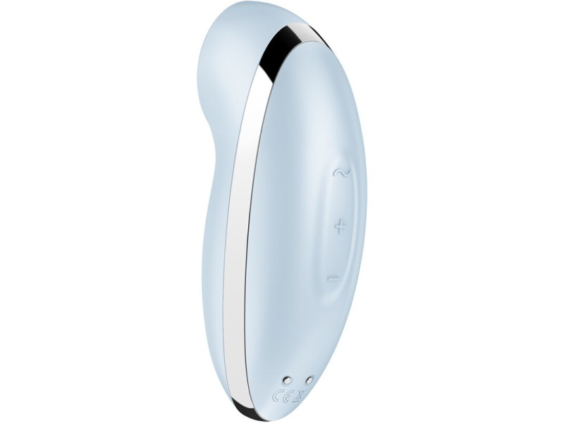 SATISFYER - TAP & CLIMAX 2 VIBRATOR & STIMULATOR BLUE